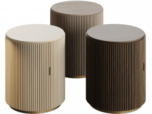 Shake Design Hege 5 Bedside Table 3D Model