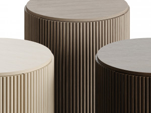 Shake Design Hege 5 Bedside Table 3D Model