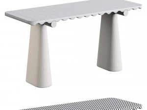 Studio27 WAVE Desk 3D Model