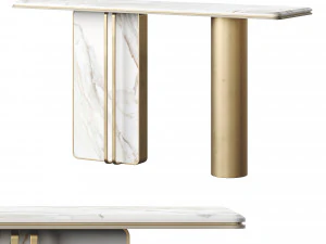 Marble Console Table By LuxLucia Casa 3D Model