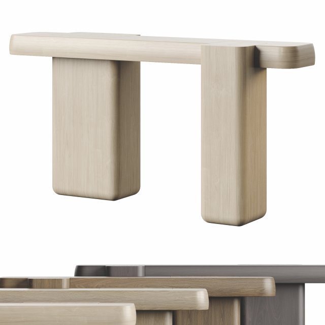 Michel Amar Puzzle Console Table Modelo 3D .c4d .max .obj .3ds .fbx .stl .blend 