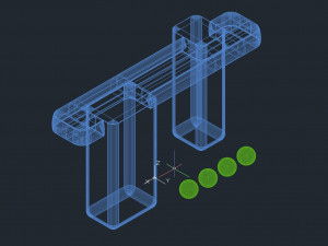 Michel Amar Puzzle Console Table Modelo 3D