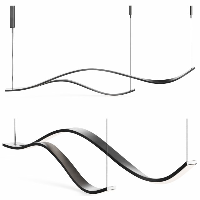 Zenqdesigns CREATIVE LITE Abstract Chandelier Modèle 3D .c4d .max .obj .3ds .fbx .stl .blend 