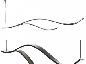 Zenqdesigns CREATIVE LITE Lampadario astratto Modello 3D