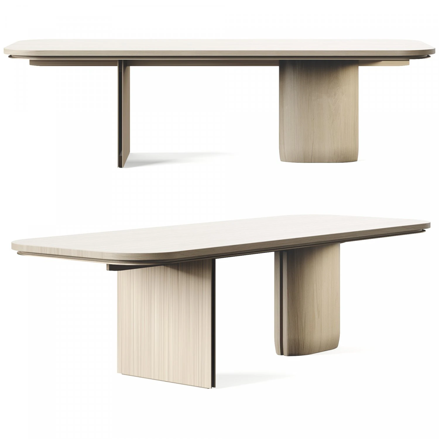 Desiron Workshop APD Dining Table 3D Model .c4d .max .obj .3ds .fbx .stl .blend