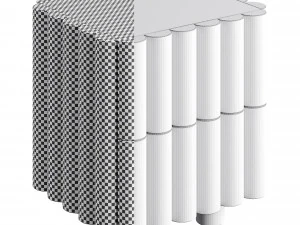 Alexhsu Design Scalloped Night Stand 3D Model