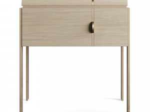 Carpanese Home ALTHEA N Bedside Table Modelo 3D