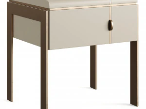 Carpanese Home ALTHEA N Bedside Table 3D Model