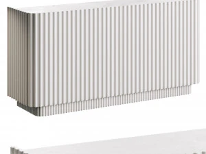 Kredenza Putih Truffle Model 3D