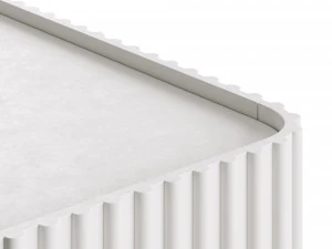 Truffle White Credenza 3D Model