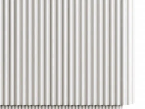 Truffle White Credenza 3D Model