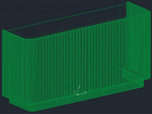 Truffle White Credenza 3D 模型