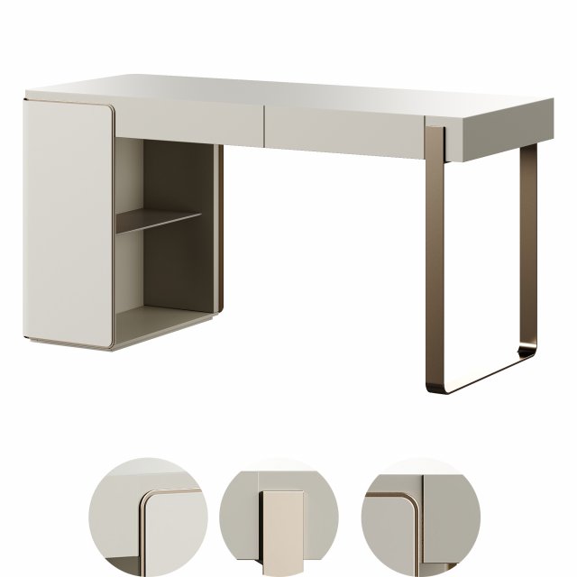 Fendi Icon Console Table 2023 3D 模型 .c4d .max .obj .3ds .fbx .stl .blend 
