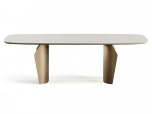 Bonaldo Flame Table Wood Top 3D Model
