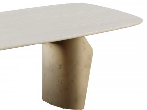 Bonaldo Flame Table Wood Top 3D Model