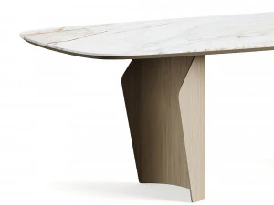 Bonaldo Flame Table Marble Top 3D Model