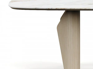 Bonaldo Flame Table Marble Top 3D Model