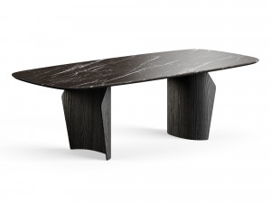 Bonaldo Flame Table Marble Top Modelo 3D