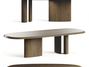 Bonaldo Padiglioni 2023 Dining Tables 3D Model