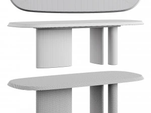 Bonaldo Padiglioni 2023 Dining Tables 3D Model