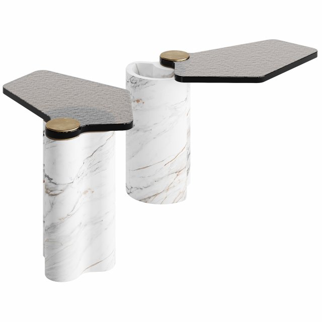 Henge07 Plynto Coffee Table 3D Model .c4d .max .obj .3ds .fbx .stl .blend 