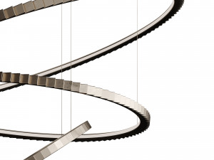 Circles IIs Pendant Lamp By LuxLucia Casa 3D Model