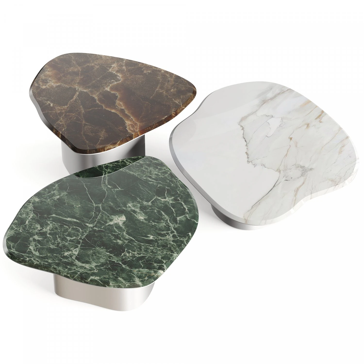 Secolo Fragment Coffee Table 3D Model .c4d .max .obj .3ds .fbx .stl .blend 