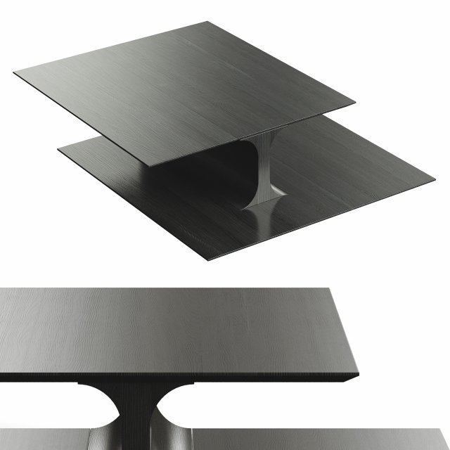 Bonaldo Kasumi 2023 Center Coffee Table 3D Model .c4d .max .obj .3ds .fbx .stl .blend 