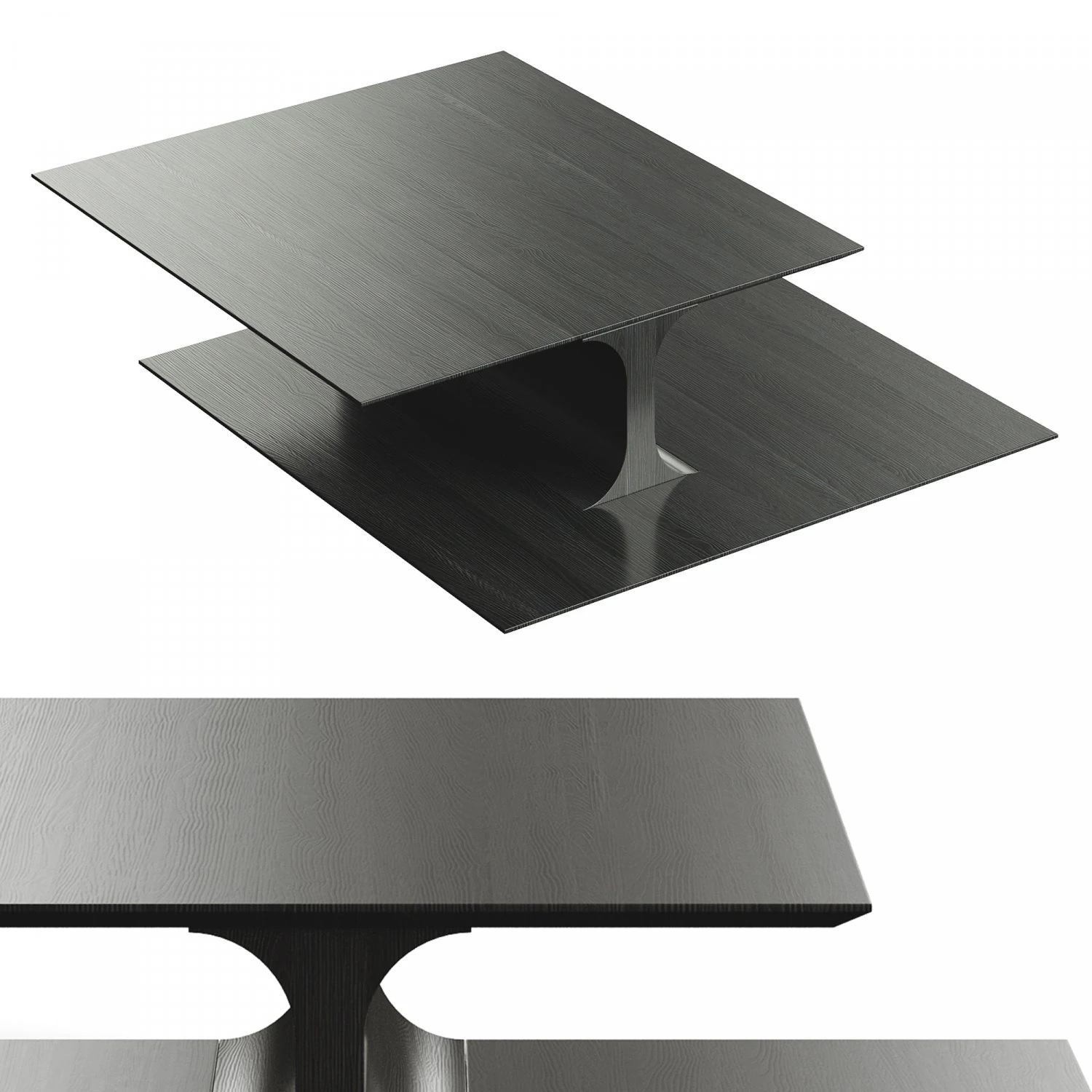 Bonaldo Kasumi 2023 Center Coffee Table 3D Model .c4d .max .obj .3ds .fbx .stl .blend 