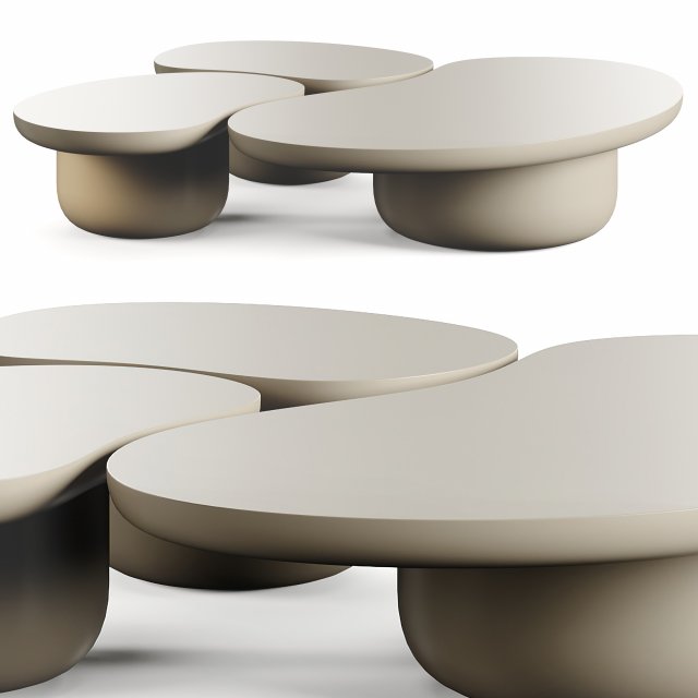 Secolo Laghi Monochrome 3D Model .c4d .max .obj .3ds .fbx .stl .blend 