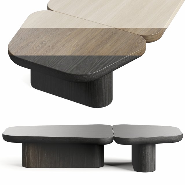 Secolo Pangea Coffee Table 3D Модель .c4d .max .obj .3ds .fbx .stl .blend 