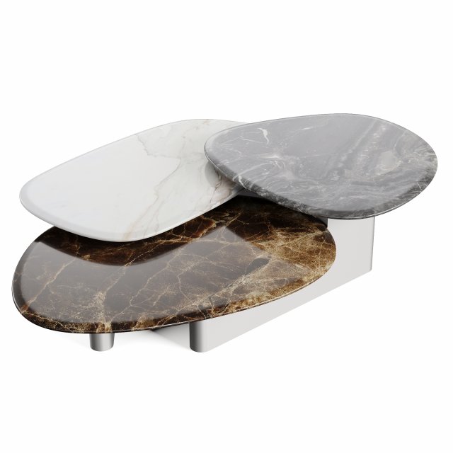 Porada CALLISTRO Mix Coffee Table 3Dモデル .c4d .max .obj .3ds .fbx .stl .blend 