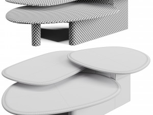 Porada CALLISTRO Mix Coffee Table 3Dモデル