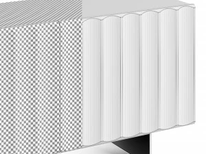 Bonaldo Dorian Sideboard 3D Model
