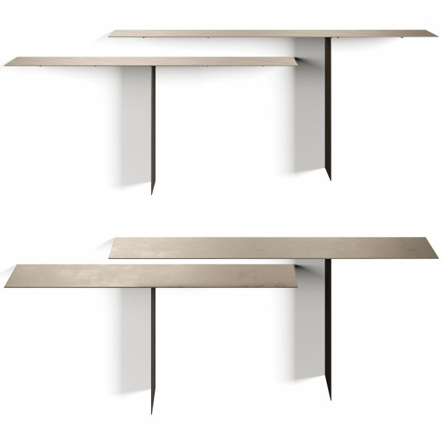 Cattelan Tee Console 3D Model .c4d .max .obj .3ds .fbx .stl .blend 