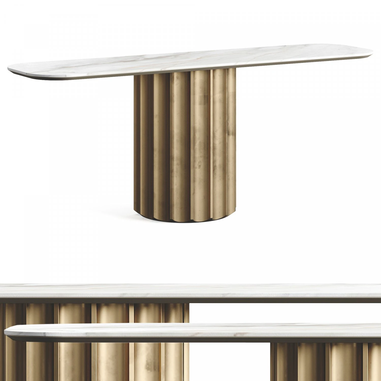 Mesa console Bonaldo Dorian Modelo 3D .c4d .max .obj .3ds .fbx .stl .blend 