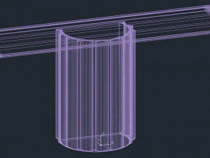 Mesa console Bonaldo Dorian Modelo 3D