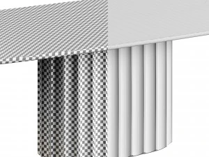Bonaldo Dorian Dinner Table 3D Model