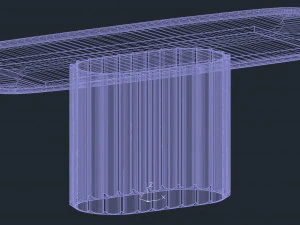 Bonaldo Dorian Dinner Table 3D Model