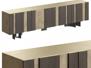 Cattelan Italia Amsterdam Sideboard 3D Модель