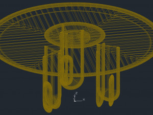 Laura Meroni Talento Round Dining Table 3D Modell