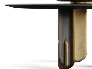 Laura Meroni Talento Round Dining Table 3D Modell