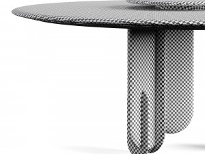 Laura Meroni Talento Round Dining Table 3D Modell