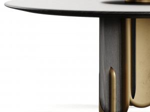 Laura Meroni Talento Round Dining Table 3D Modell