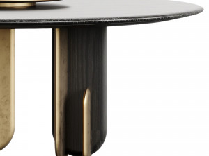 Laura Meroni Talento Round Dining Table 3D Modell