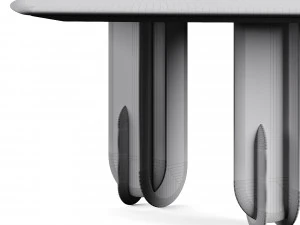Laura Meroni Talento Square Dining Table 3D Model