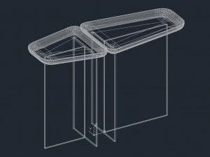 MOVIMENTO FRATELLI CONSOLE TABLE 3D Model