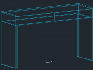 Laskasas Samos Console Table 3D Model