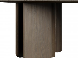Arhaus Jaira Coffee Oval Table 3D Model