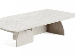 Gallotti Radice Selce Coffee Table GallottiRadice 3D Model